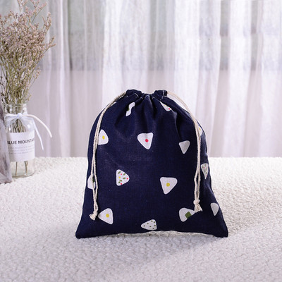 Modna pamučna torba za kupnju s uzicom za višekratnu upotrebu Eko sklopiva torbica za donje rublje za višekratnu upotrebu Torbica za kućno pohranjivanje