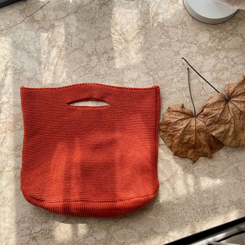 2023 Casual Woven γυναικείες τσάντες ώμου Πλεκτές τσάντες μεγάλης χωρητικότητας Designer Shopper Totes Γυναικεία βαμβακερά πορτοφόλια ταξιδιού στην παραλία