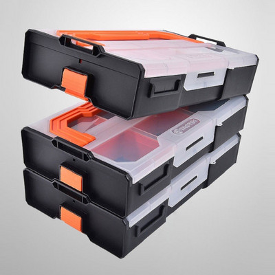 Kutija za alat Skladištenje dijelova Multi-grid Postavljanje vijaka Plastična mala kutija Kombinirana kutija za pohranjivanje elektroničkih komponenti Garažni organizator