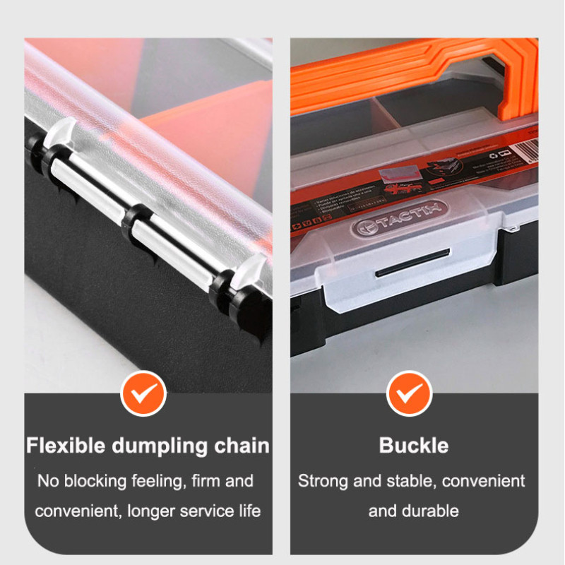 Kutija za alat Skladištenje dijelova Multi-grid Postavljanje vijaka Plastična mala kutija Kombinirana kutija za pohranjivanje elektroničkih komponenti Garažni organizator