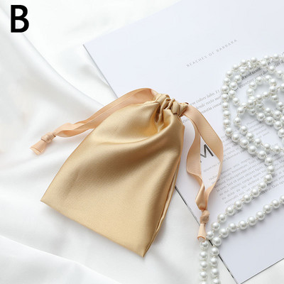 Zīda imitācijas auduma maisiņi rotaslietas iepakojums aukliņas biznesa dāvanas iesaiņojums labvēlīgi maisiņi kāzu ballītes konfekšu uzglabāšanas somas