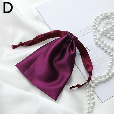 Zīda imitācijas auduma maisiņi rotaslietas iepakojums aukliņas biznesa dāvanas iesaiņojums labvēlīgi maisiņi kāzu ballītes konfekšu uzglabāšanas somas