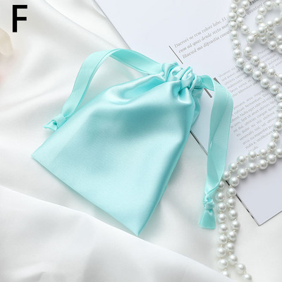 Zīda imitācijas auduma maisiņi rotaslietas iepakojums aukliņas biznesa dāvanas iesaiņojums labvēlīgi maisiņi kāzu ballītes konfekšu uzglabāšanas somas