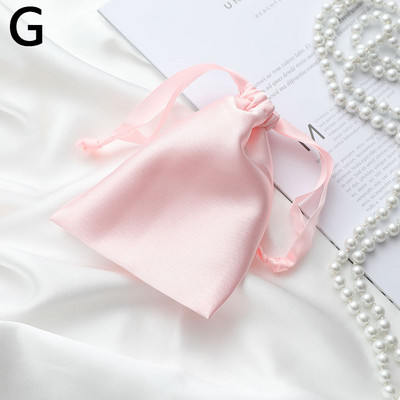 Zīda imitācijas auduma maisiņi rotaslietas iepakojums aukliņas biznesa dāvanas iesaiņojums labvēlīgi maisiņi kāzu ballītes konfekšu uzglabāšanas somas