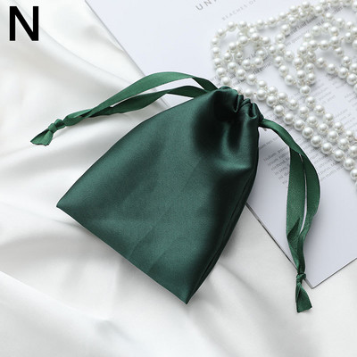 Zīda imitācijas auduma maisiņi rotaslietas iepakojums aukliņas biznesa dāvanas iesaiņojums labvēlīgi maisiņi kāzu ballītes konfekšu uzglabāšanas somas