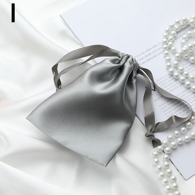 Zīda imitācijas auduma maisiņi rotaslietas iepakojums aukliņas biznesa dāvanas iesaiņojums labvēlīgi maisiņi kāzu ballītes konfekšu uzglabāšanas somas