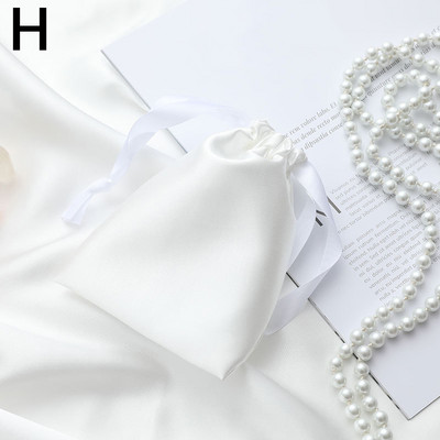 Zīda imitācijas auduma maisiņi rotaslietas iepakojums aukliņas biznesa dāvanas iesaiņojums labvēlīgi maisiņi kāzu ballītes konfekšu uzglabāšanas somas