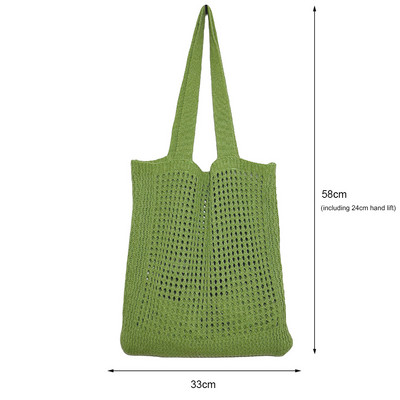 Πλεκτές τσάντες σχεδιαστών Γυναικείες τσάντες μεγάλης χωρητικότητας Γυναικείες τσάντες ώμου Καλοκαιρινή τσάντα παραλίας Πορτοφόλια Casual Hollow Woven Shopping