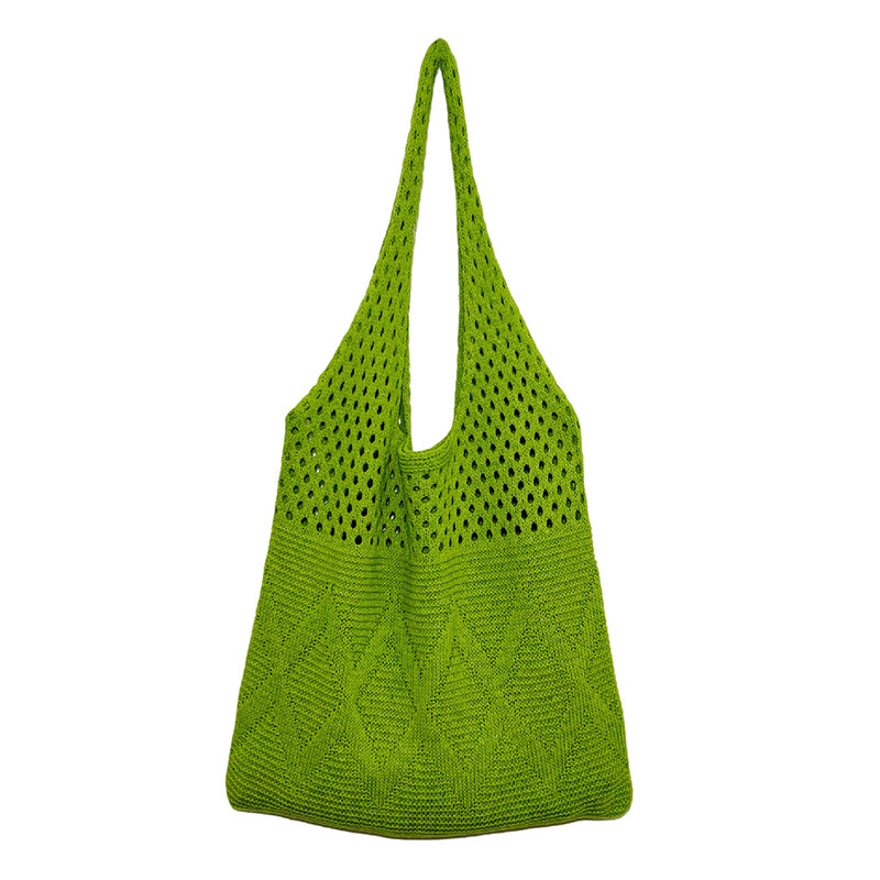 Πλεκτές τσάντες σχεδιαστών Γυναικείες τσάντες μεγάλης χωρητικότητας Γυναικείες τσάντες ώμου Καλοκαιρινή τσάντα παραλίας Πορτοφόλια Casual Hollow Woven Shopping