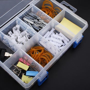 Кутия за съхранение на електронни компоненти Преносим органайзер за винтове за бижута Контейнери Прозрачна пластмасова кутия за съхранение Dropship