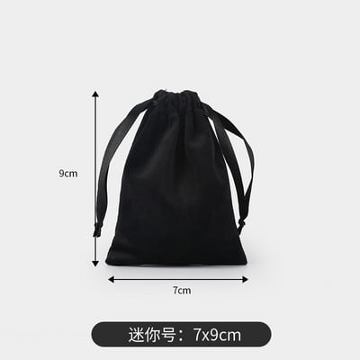 Pungi de depozitare din catifea DINYAO, cu șnur, la atingere moale, pentru machiaj, bijuterii de buzunar, pentru nuntă, pentru cadouri de Crăciun, de Anul Nou.