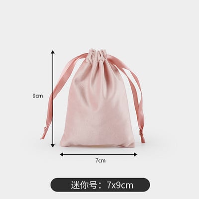 Pungi de depozitare din catifea DINYAO, cu șnur, la atingere moale, pentru machiaj, bijuterii de buzunar, pentru nuntă, pentru cadouri de Crăciun, de Anul Nou.