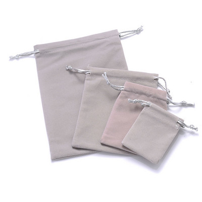 10gab Samta maisiņš Savelkamās aukliņas Maciņi Rotaslietas Dāvanu Displejs Iepakošanas maisiņi Modes flaneļa somas 5x7cm 7x9cm 10x12cm 13x18cm