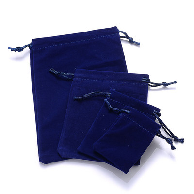 10gab Samta maisiņš Savelkamās aukliņas Maciņi Rotaslietas Dāvanu Displejs Iepakošanas maisiņi Modes flaneļa somas 5x7cm 7x9cm 10x12cm 13x18cm