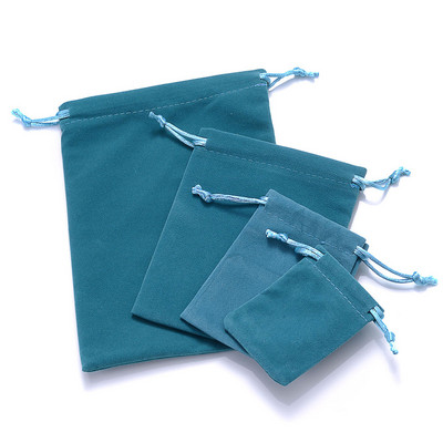 10gab Samta maisiņš Savelkamās aukliņas Maciņi Rotaslietas Dāvanu Displejs Iepakošanas maisiņi Modes flaneļa somas 5x7cm 7x9cm 10x12cm 13x18cm