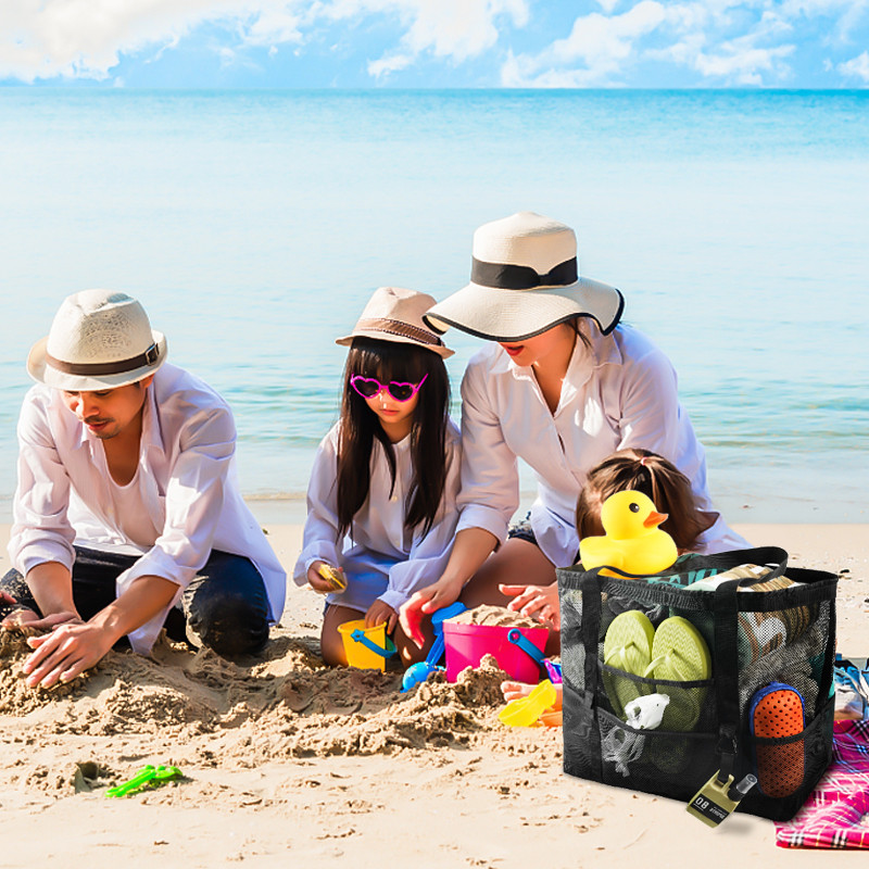 1 tk rannavõrkkott, ühe õlaga kaasaskantav ujumisvann, suure mahutavusega rannavõrkkott reisimiseks