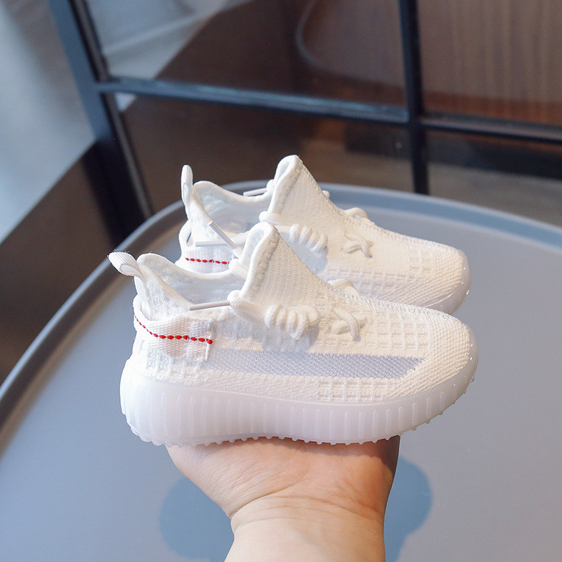 Bērnu apavi Tīkla elpojoši Toddler Mīksti Ērti Ikdienas apavi Zēniem Meitenēm kedas Bērniem Jauni neslīdoši sporta skriešanas apavi