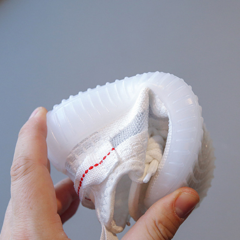 Bērnu apavi Tīkla elpojoši Toddler Mīksti Ērti Ikdienas apavi Zēniem Meitenēm kedas Bērniem Jauni neslīdoši sporta skriešanas apavi