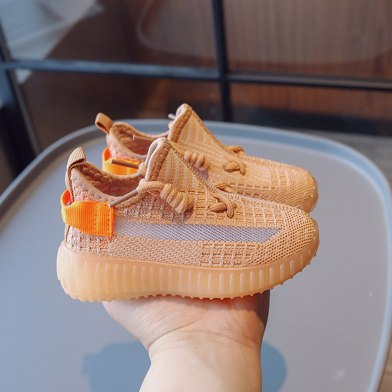 Bērnu apavi Tīkla elpojoši Toddler Mīksti Ērti Ikdienas apavi Zēniem Meitenēm kedas Bērniem Jauni neslīdoši sporta skriešanas apavi