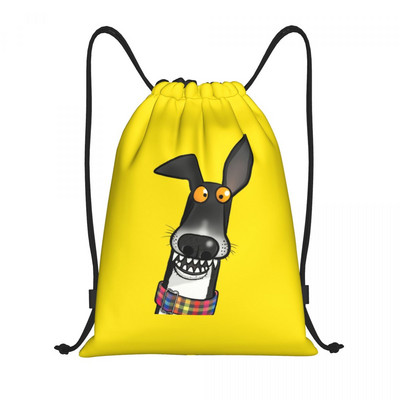 Pielāgota Azavakas kurts suns aukliņu soma vīriešiem sievietēm portatīva sporta zāle sporta maiss vipets vēja suns iepirkšanās uzglabāšanas mugursomas