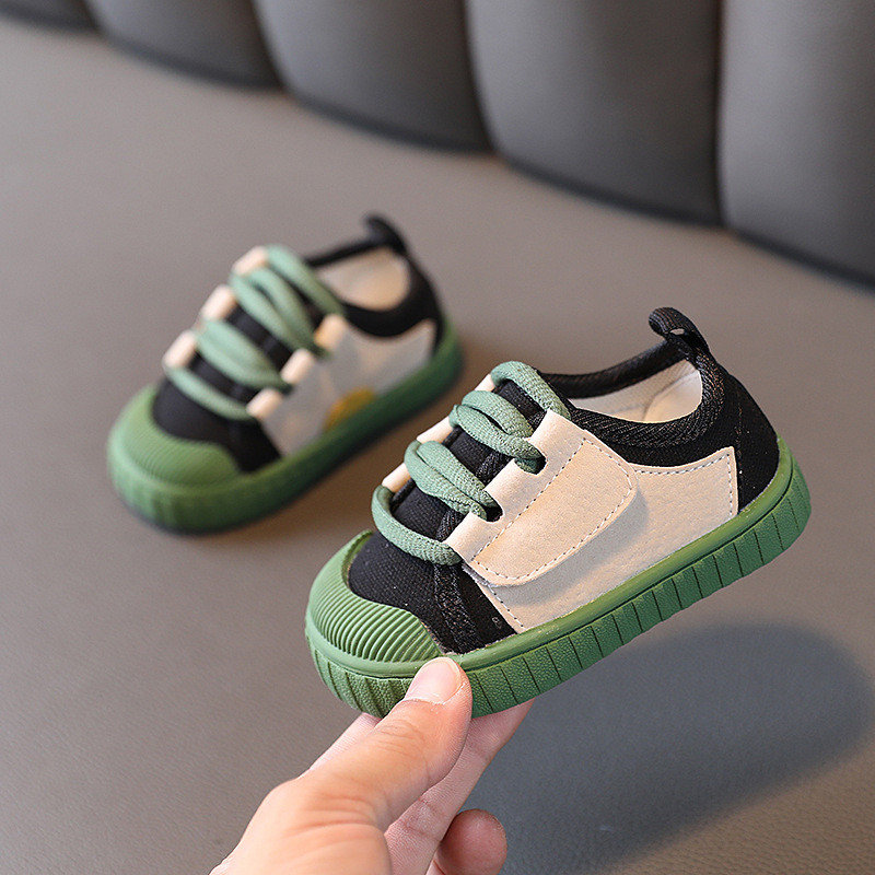 Bērnu apavi Zēniem Meiteņu kedas Mīkstas Neslīdošas Ērtas Zēniem Meitenēm Ikdienas apavi Toddler Baby Kedas Bērnu Audekla apavi