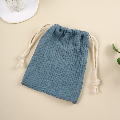 1PC Organizator Kawaii Bear Pamučna torbica s uzicom Ženska torbica za pohranu Slatka torbica za šminku Putne toaletne torbice Putni pribor za pranje