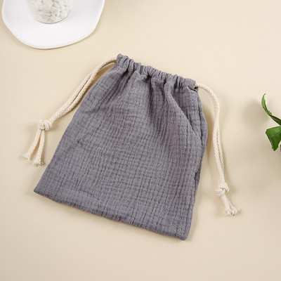 1PC Organizator Kawaii Bear Pamučna torbica s uzicom Ženska torbica za pohranu Slatka torbica za šminku Putne toaletne torbice Putni pribor za pranje