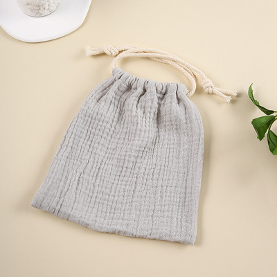 1PC Organizator Kawaii Bear Pamučna torbica s uzicom Ženska torbica za pohranu Slatka torbica za šminku Putne toaletne torbice Putni pribor za pranje