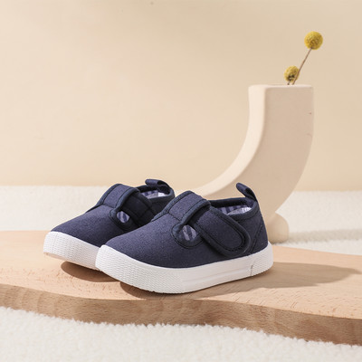Παπούτσια από καμβά T-Strap για νήπια για μικρά παιδιά κλασικά παπούτσια