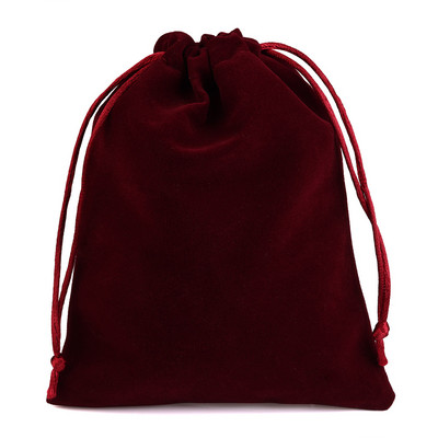 15 kom/lot 7x9 cm mekana baršunasta torbica s uzicom za ruž za usne Nakit Prstenje Naušnice Paket