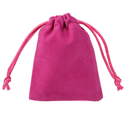 15 kom/lot 7x9 cm mekana baršunasta torbica s uzicom za ruž za usne Nakit Prstenje Naušnice Paket