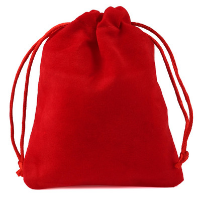 15 kom/lot 7x9 cm mekana baršunasta torbica s uzicom za ruž za usne Nakit Prstenje Naušnice Paket