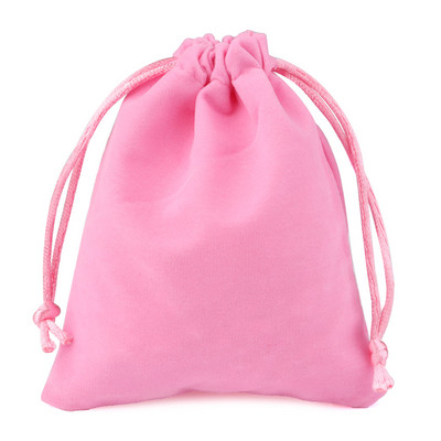 15 kom/lot 7x9 cm mekana baršunasta torbica s uzicom za ruž za usne Nakit Prstenje Naušnice Paket