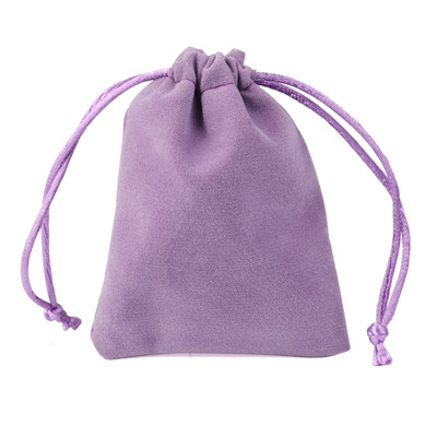 15 kom/lot 7x9 cm mekana baršunasta torbica s uzicom za ruž za usne Nakit Prstenje Naušnice Paket