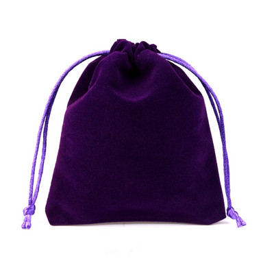 15 kom/lot 7x9 cm mekana baršunasta torbica s uzicom za ruž za usne Nakit Prstenje Naušnice Paket