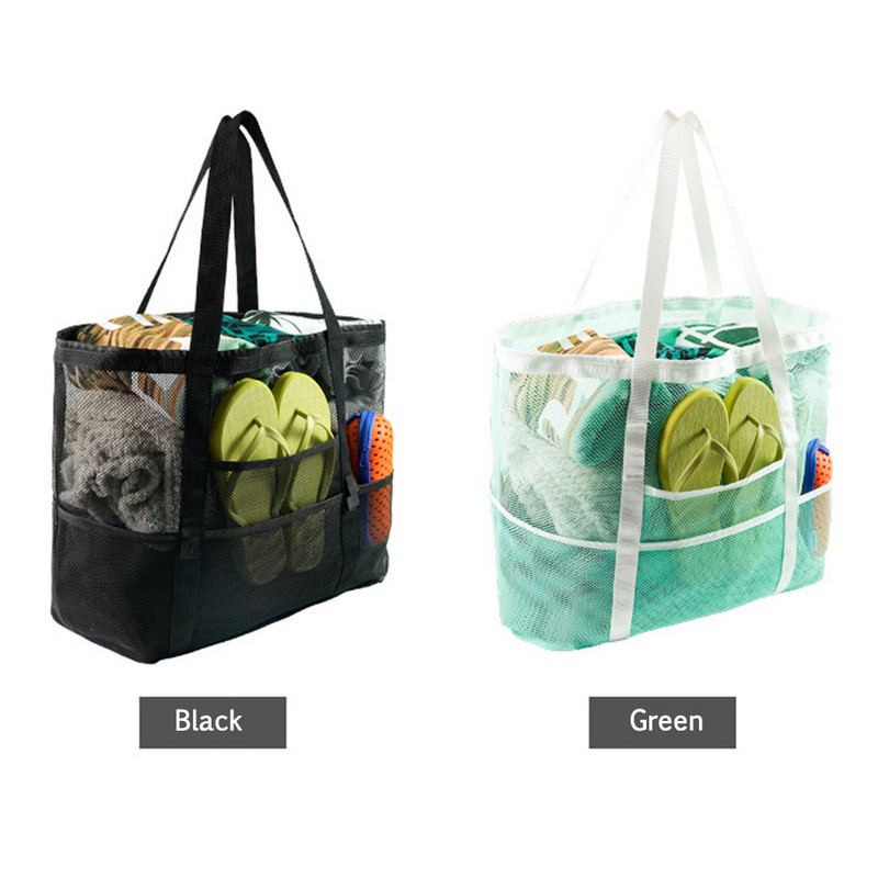 Modes rotaļlietu uzglabāšanas soma, 40 l liela ietilpība, ikdienas iepirkumu soma ar rāvējslēdzēju ar 8 kabatām āra vasaras ceļojumu rokassomiņa