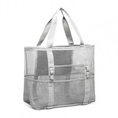 Velika torba za plažu za igračke Vodootporno donje rublje Džepna torba za plažu 8 džepova Ljetna velika torba za plažu za ručnike Mrežasta izdržljiva