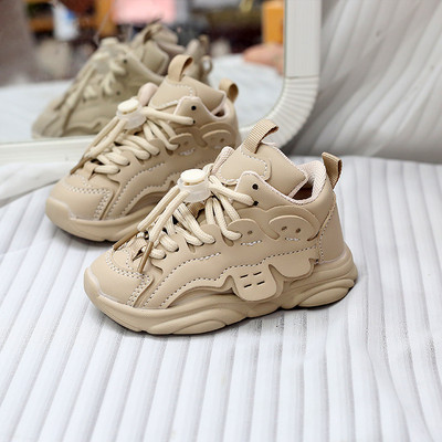 Zīdaiņu apavi zēniem Meitenes Elpojošas Pu Ādas Mazi Bērni Ikdienas kedas Neslīdoši Bērnu Sporta Apavi Tenisa Skriešanas Apavi