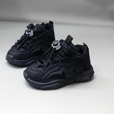 Zīdaiņu apavi zēniem Meitenes Elpojošas Pu Ādas Mazi Bērni Ikdienas kedas Neslīdoši Bērnu Sporta Apavi Tenisa Skriešanas Apavi