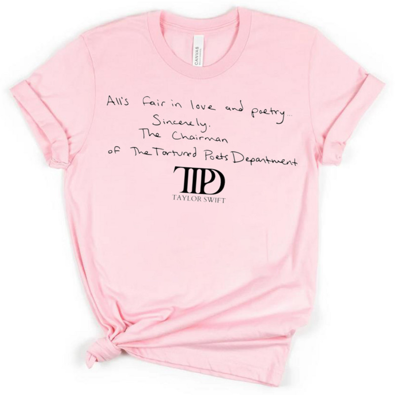Szerelem- és költészetvásár Pólók The Tortured Poets Department Április 19. Swifties Tshirt Causal Pamut rövid ujjú pólók