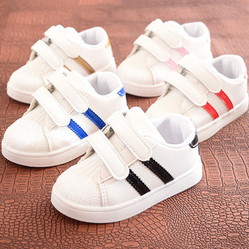Παιδικά παπούτσια για αγόρια για κορίτσια Αθλητικά παπούτσια μόδας Casual αναπνεύσιμα υπαίθρια παιδικά αθλητικά παπούτσια για αγόρια για τρέξιμο από λευκά παπούτσια 21-30