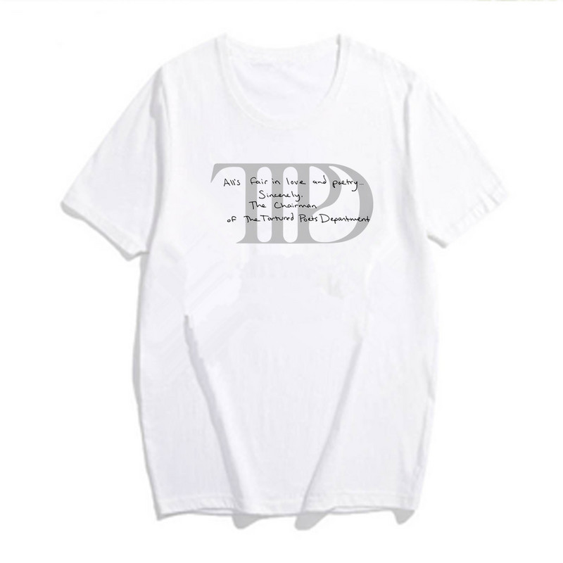 Ortured Poets Department T-krekls TTPD krekli Jauns albums iznācis 19. aprīlis 2 Side Tee Y2k Top Vintage Eras Tour krekls Fans Gift