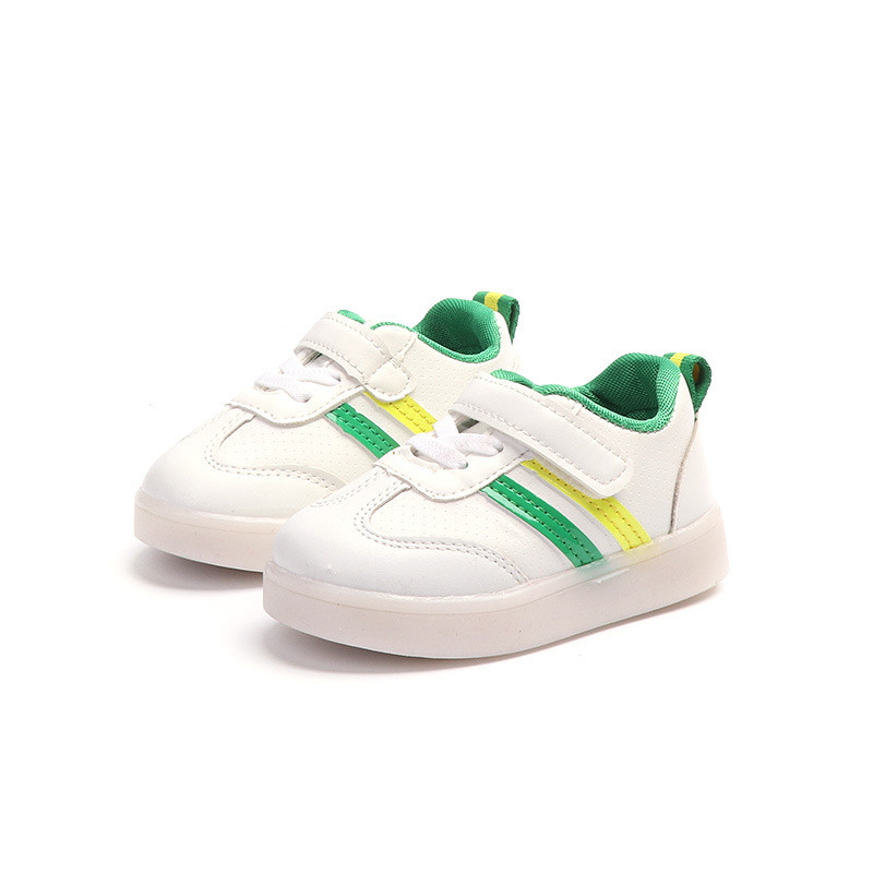 Bērniem spīdošas kedas Bērnu sporta apavi ar gaismām Zēniem meitenēm mirdzoši apavi Ikdienas mazuļiem Modes Led kedas 21-30 izmērs