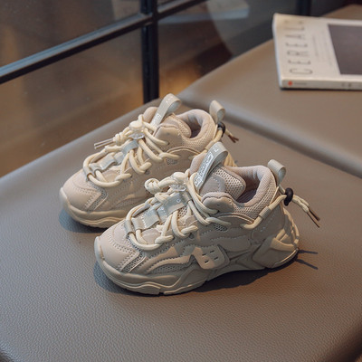 Bērnu sporta apavi Tīkla biezas kedas zēniem, meitenēm, neslīdošiem, maziem bērniem, skriešanas apaviem, skolas tenisam 4-16 g. pavasara vasara