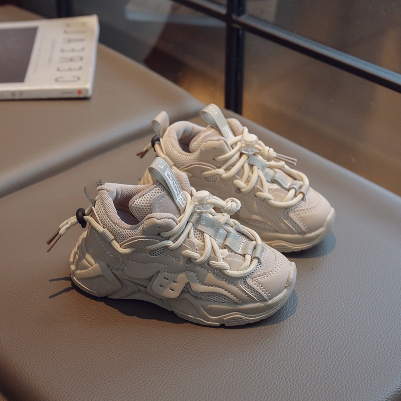 Bērnu sporta apavi Tīkla biezas kedas zēniem, meitenēm, neslīdošiem, maziem bērniem, skriešanas apaviem, skolas tenisam 4-16 g. pavasara vasara