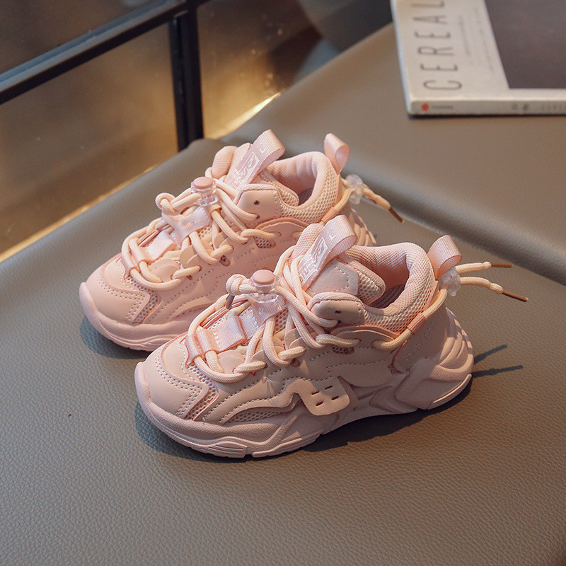 Bērnu sporta apavi Tīkla biezas kedas zēniem, meitenēm, neslīdošiem, maziem bērniem, skriešanas apaviem, skolas tenisam 4-16 g. pavasara vasara