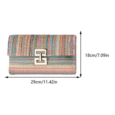 Vasaros šiaudų austas krepšys moterims Atostogų paplūdimio pečių krepšiai Didelės talpos kasdienės kelionės į darbą ir atgal Į darbą ir atgal Kasdieniai krepšiai Moteriškos šiaudų pynimo rankinės