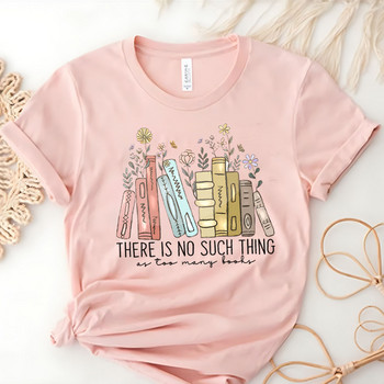 Bookish T-shirt Bookish Boho Wildflower Βιβλίο ανάγνωσης Tee Δώρο για δασκάλους Βιβλιολάτρης Γενέθλια It\'s A Lovely Women Clothing Y2K