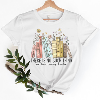 Bookish T-shirt Bookish Boho Wildflower Βιβλίο ανάγνωσης Tee Δώρο για δασκάλους Βιβλιολάτρης Γενέθλια It\'s A Lovely Women Clothing Y2K