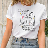 Sieviešu apģērbi I Am No Bird and No Net Ensnares Me Jane Eyre Sieviešu T-krekls ar īsām piedurknēm Feminist Gift Youthful Clothes Topi